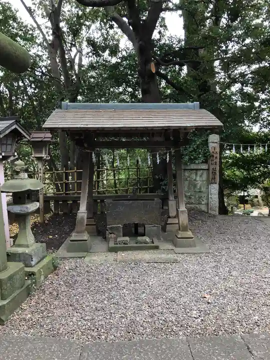 久米水天宮の手水舎