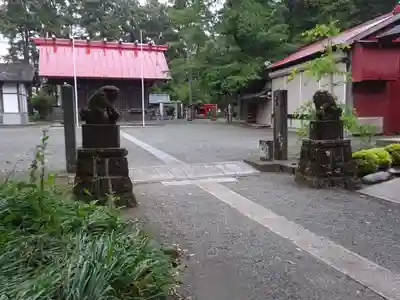 宇都母知神社の狛犬