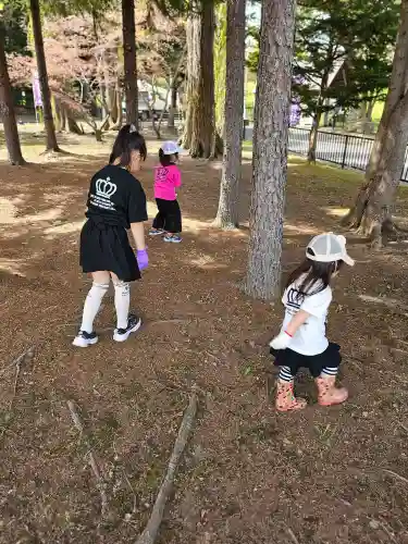 美幌神社の庭園