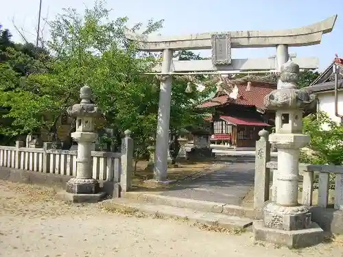 櫛代賀姫神社の鳥居