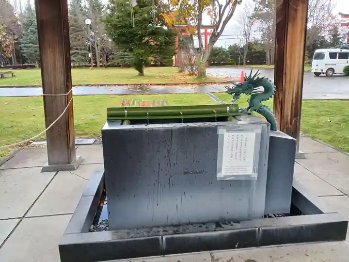 美瑛神社の手水舎