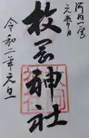 枚岡神社の御朱印