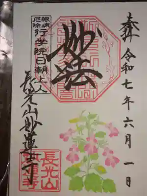 御朱印　紅花ホタルブクロ