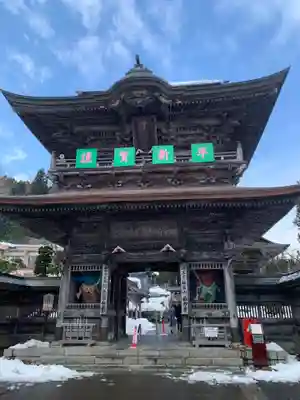 西方寺の山門・神門