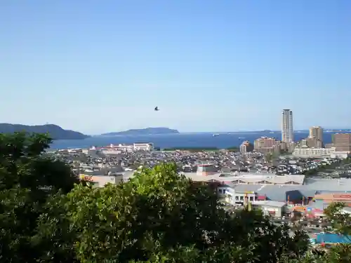 鷲尾愛宕神社の景色