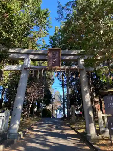 冨士御室浅間神社の鳥居