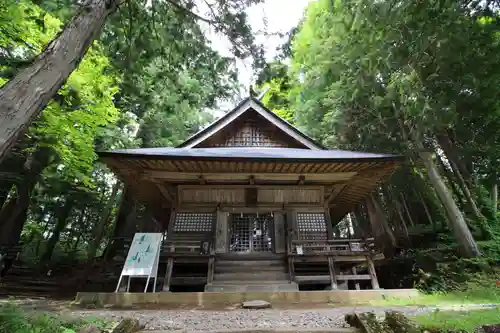 戸隠神社火之御子社の本殿