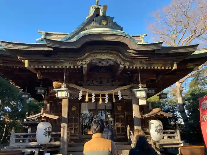 白旗神社の本殿