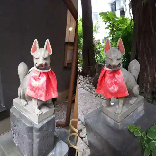 五十稲荷神社(栄寿稲荷神社)の狛犬