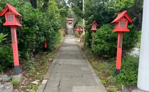 平出雷電神社の景色