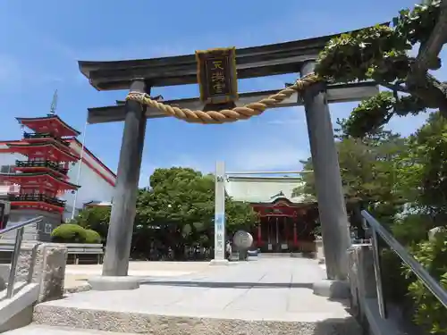 綱敷天満宮の鳥居