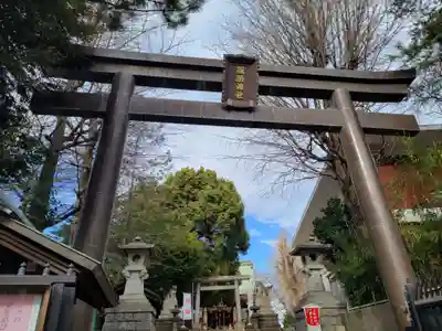 諏訪神社の鳥居