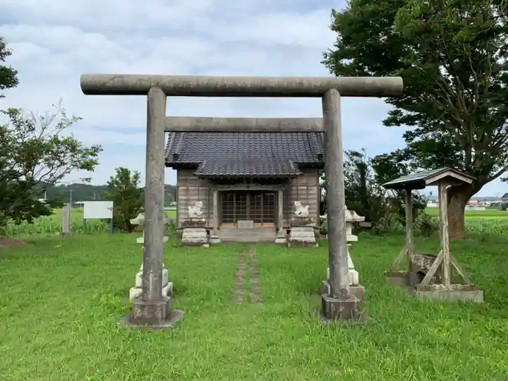 本織神社の鳥居