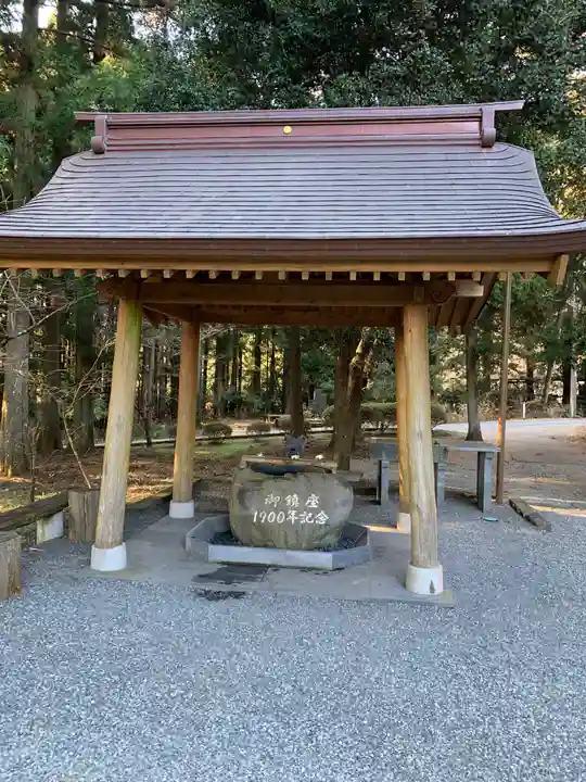 山宮浅間神社の手水舎