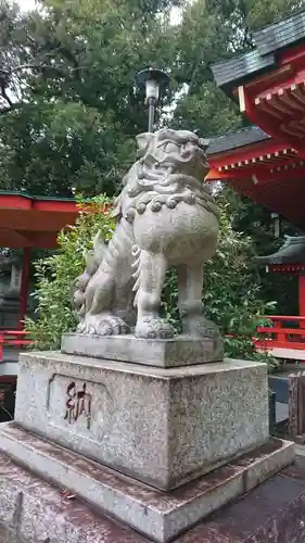 自由が丘熊野神社の狛犬