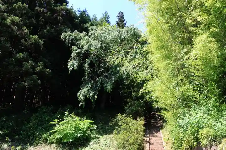 大六天麻王神社の景色