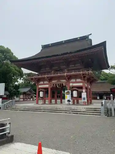 津島神社の山門・神門