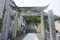 毛谷黒龍神社の鳥居