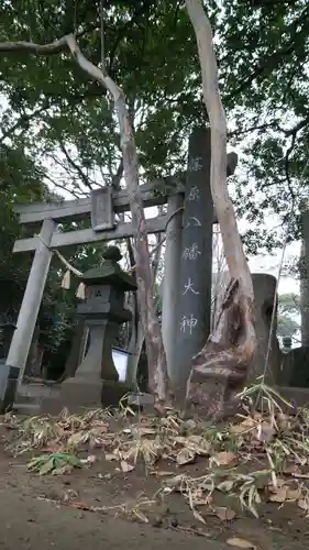 篠原八幡神社の鳥居