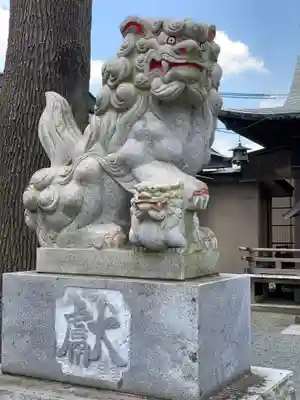 相模原氷川神社の狛犬