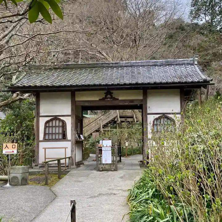 明月院の山門・神門