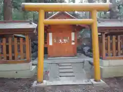 手接足尾神社の鳥居