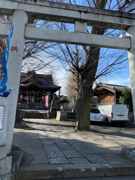 滝野川八幡神社の鳥居