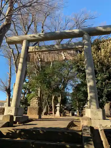 大六天神社の鳥居