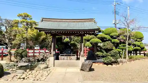 埴生神社の手水舎