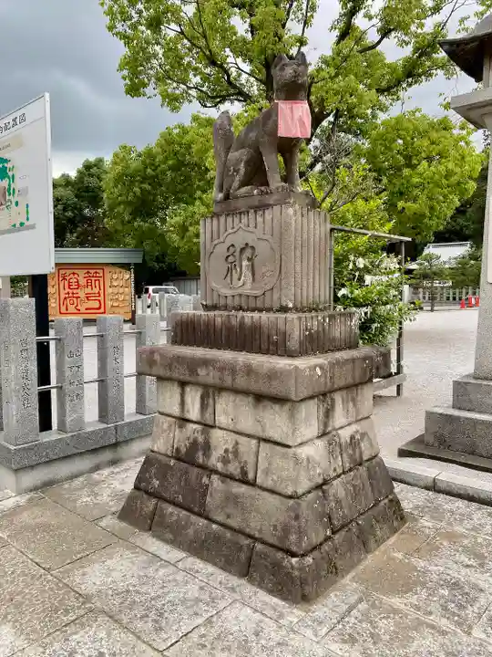 箭弓稲荷神社の狛犬