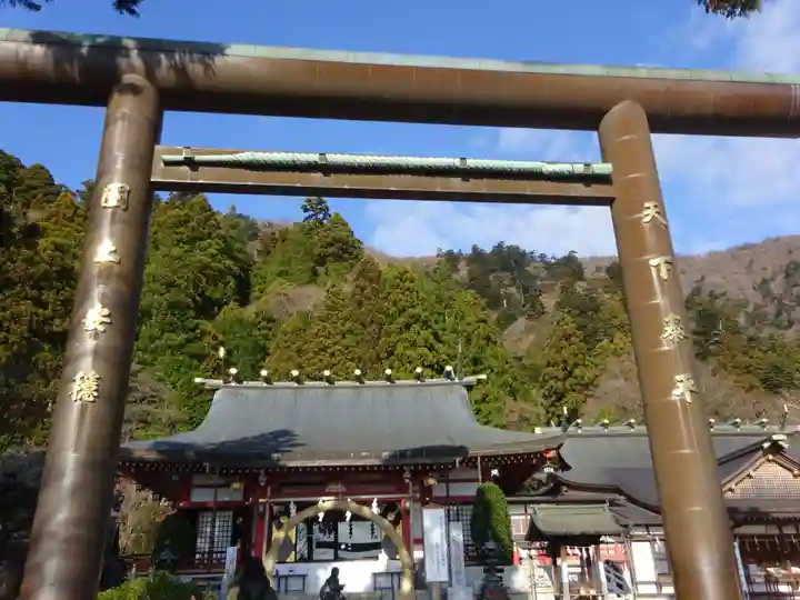 大山阿夫利神社の鳥居