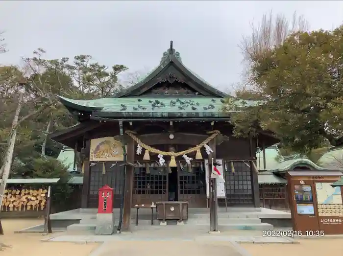 忌宮神社の本殿