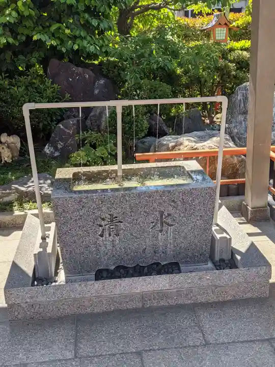 尾張猿田彦神社の手水舎