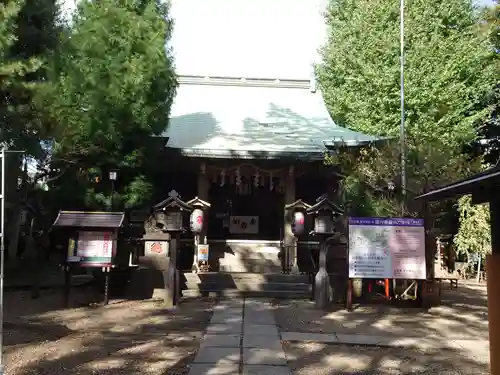 上目黒氷川神社の本殿・本堂