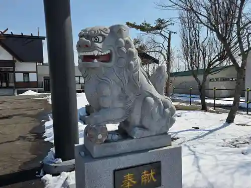 大楽毛神社の狛犬