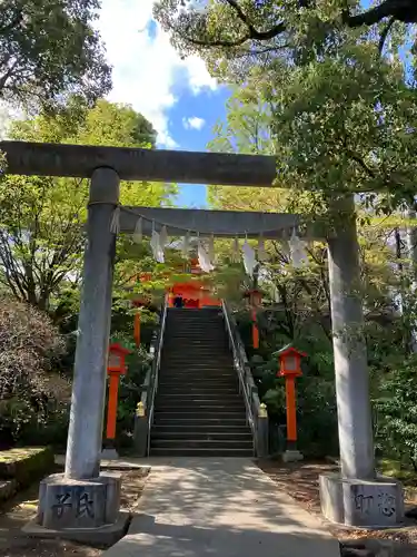 穴八幡宮の鳥居