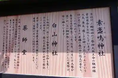 素戔嗚神社(大神神社境外末社)の歴史