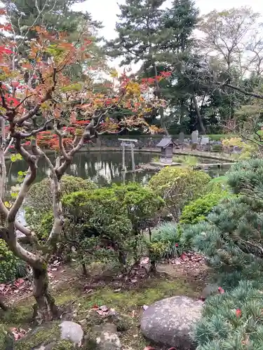 越ヶ谷久伊豆神社の庭園