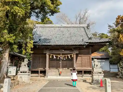 息神社の本殿・本堂