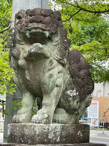 針綱神社の狛犬