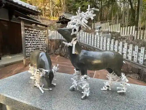 北山鹿島神社の狛犬