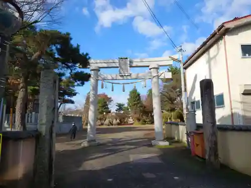 三条八幡宮の鳥居