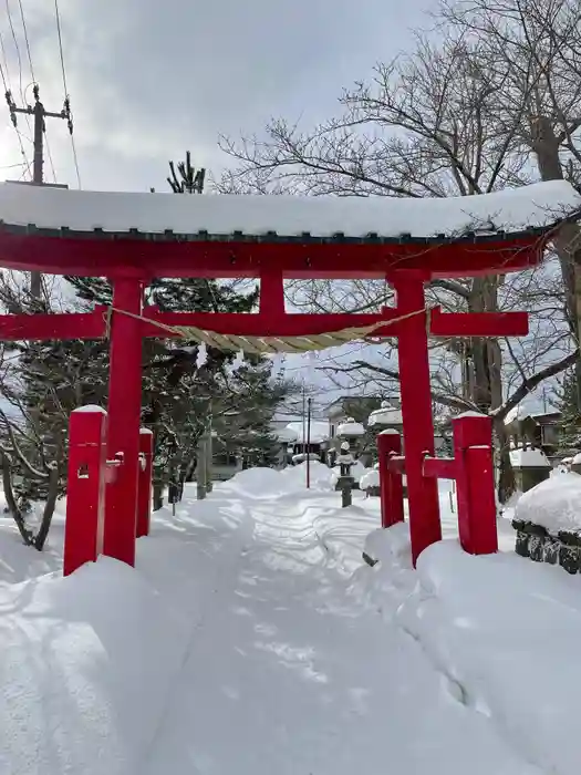 鶴田八幡宮の鳥居