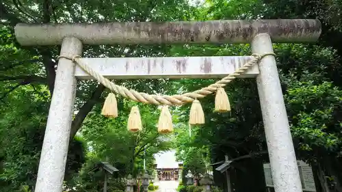 長宮氷川神社の鳥居