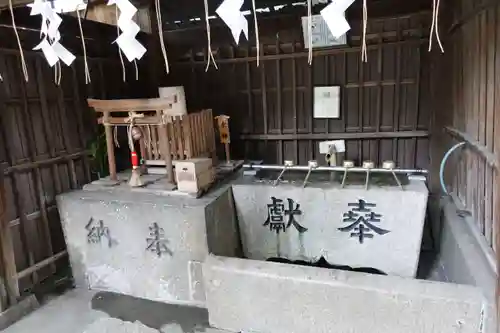御幸森天神宮の手水舎