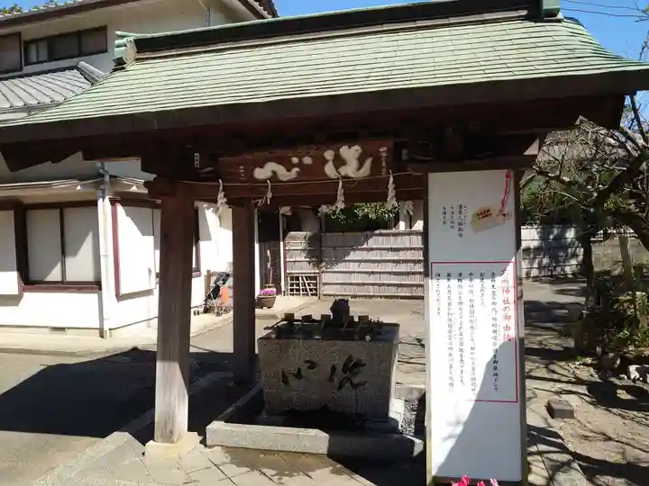 相模国総社六所神社の手水舎
