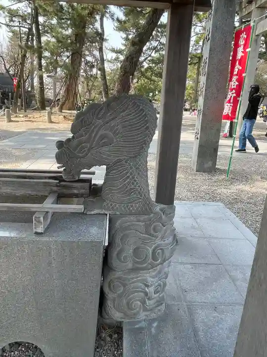 龍城神社の手水舎