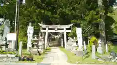 夏井諏訪神社の鳥居