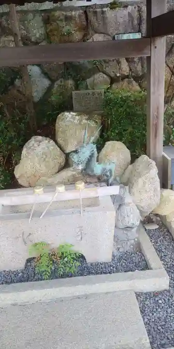 檜尾神社の手水舎