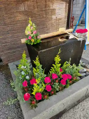 上尾御嶽神社の手水舎